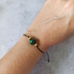 "HELLO SUMMER" - modèle 13- bracelet unisexe pierre et inox