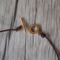 Collier bois céramique - modèle 4