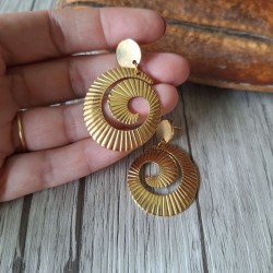 FETE DES MERES - Boucles spirales inox