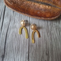 FETE DES MERES - Boucles asymétriques inox