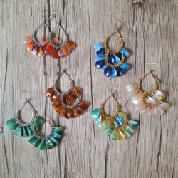 FETE DES MERES - Boucles pétales de fleurs