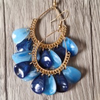 FETE DES MERES - Boucles pétales de fleurs