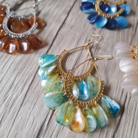 FETE DES MERES - Boucles pétales de fleurs