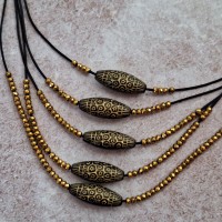 Collier ethnique tressé