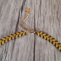 VANNERIE - parure perles tissées