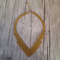 VANNERIE - parure perles tissées