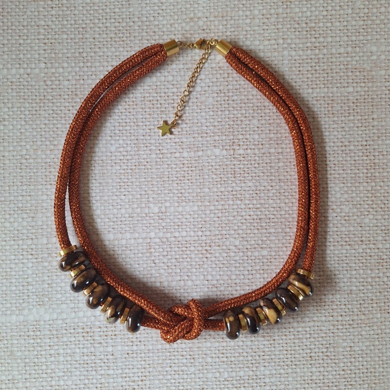 Collier céramique et inox