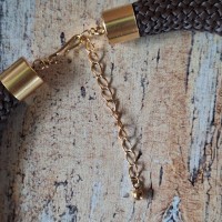 Collier grosse corde et perles en bois