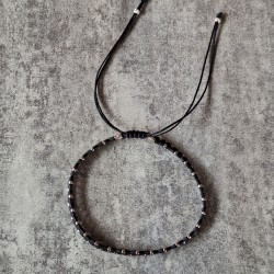 Bracelet "chevrons" perles en verre